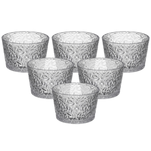 Komplet pucharków LIRYC 290ml wzór 3 kruszony lód 6 sztuk